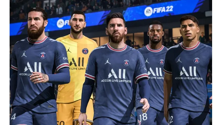 Primer vistazo a Messi con la camiseta del PSG en el FIFA 22