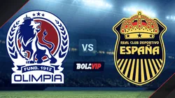 Olimpia vs. Real España por la Liga de Honduras.