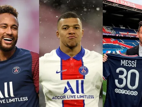 Lo que pagará al año PSG por el tridente Messi-Mbappé-Neymar