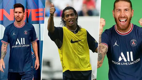 Messi, Ronaldinho y Ramos, con PSG.
