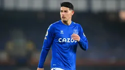 James Rodríguez, una de las figuras de Everton.