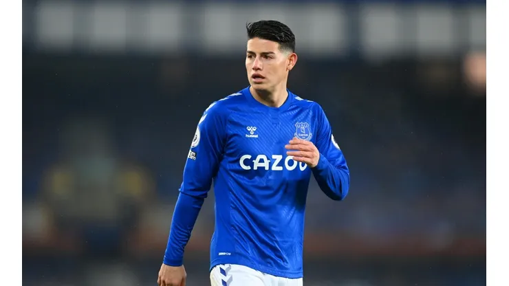 James Rodríguez, una de las figuras de Everton.