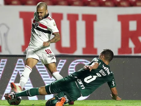 Dani Alves jugó con Sao Paulo, tres días después de ganar el oro olímpico