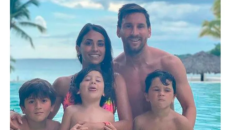 Familia de Lionel Messi.