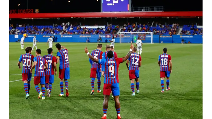 Jugadores del Barcelona.