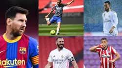 Algunas de las figuras que buscarán quedarse con el trono de Messi en LaLiga.
