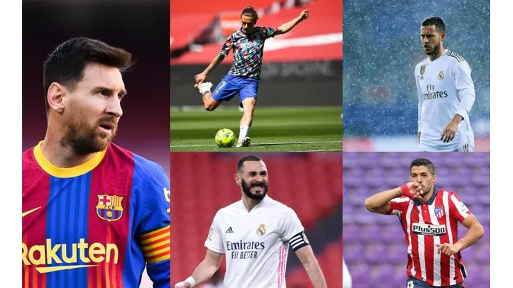 Algunas de las figuras que buscarán quedarse con el trono de Messi en LaLiga.