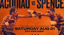 Anuncio oficial de la pelea.