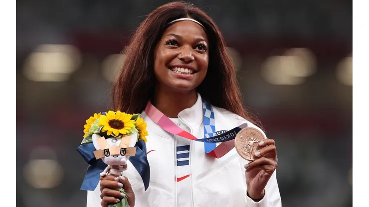 Gabrielle Thomas, medalla de bronce en los 200 metros llanos