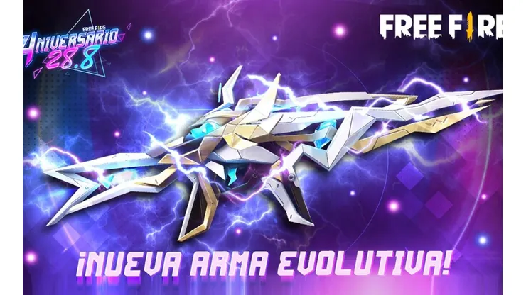Cómo conseguir la nueva arma evolutiva XM-8 Guardián del Destino en Free Fire
