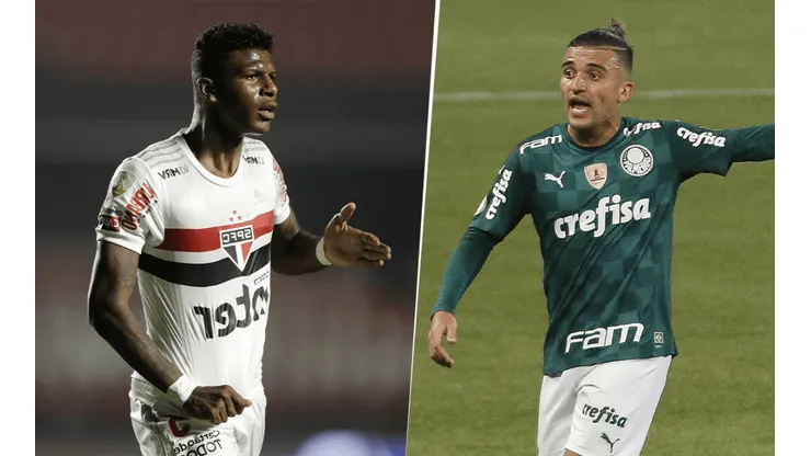 San Pablo vs. Palmeiras por la ida de los cuartos de Libertadores. (Foto: Getty Images).