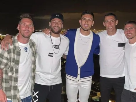 Lionel Messi explicó la foto con los jugadores de PSG