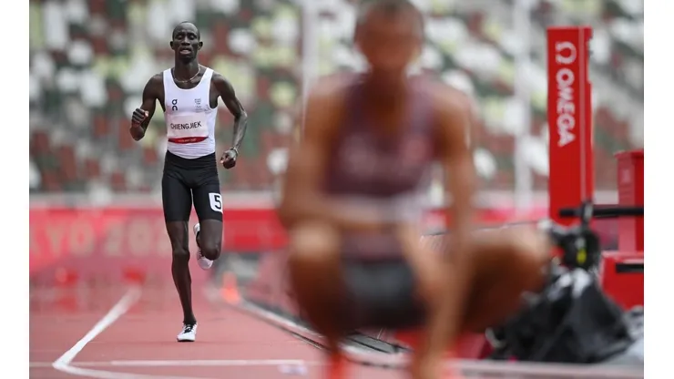 James Nyang Chiengjiek participó de los 400 metros llanos