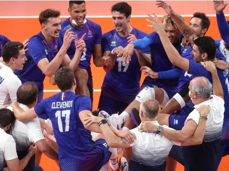 A puro sufrimiento, Francia hace historia en el vóley y gana el oro