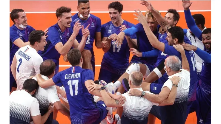 Francia se consagra con la medalla de oro en el vóley masculino de Tokio 2020.