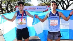 Arbe y Muñoz, en el maratón de Buenos Aires 2019