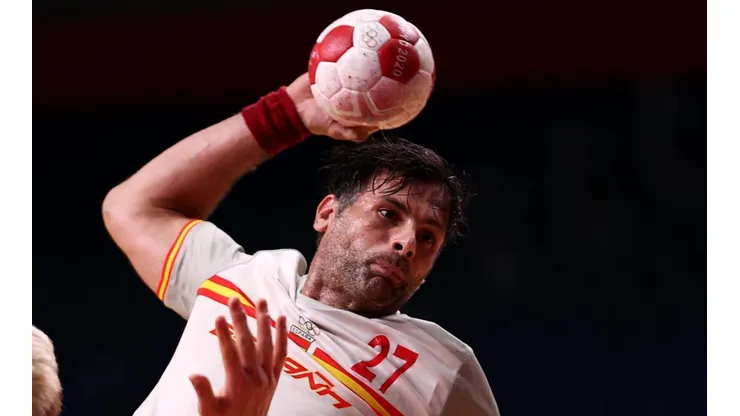 Antonio Garcia Robledo, uno de los jugadores de la selección española de balonmano (Foto: Getty Images).
