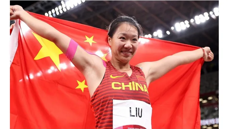 Liu Shiying ganó la final del Lanzamiento de Jabalina femenino.