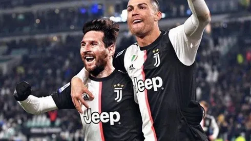 Messi y Cristiano Ronaldo en Juventus.