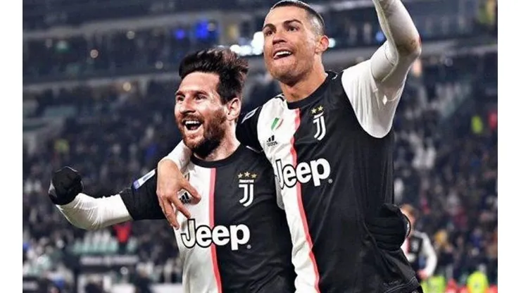 Messi y Cristiano Ronaldo en Juventus.