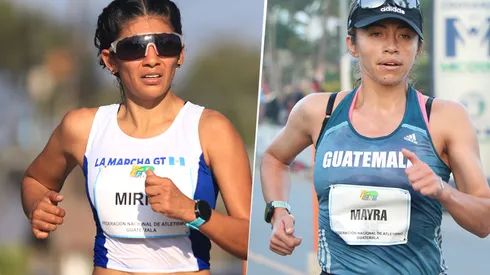 Mirna Ortiz y Mayra Herrera Pérez representarán a Guatemala en los Juegos Olímpicos en los 20km de marcha (Fuente: Comité Olímpico Guatemalteco)