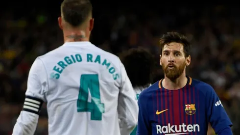 Lionel Messi y Sergio Ramos en uno de sus duelos Barcelona vs Real Madrid