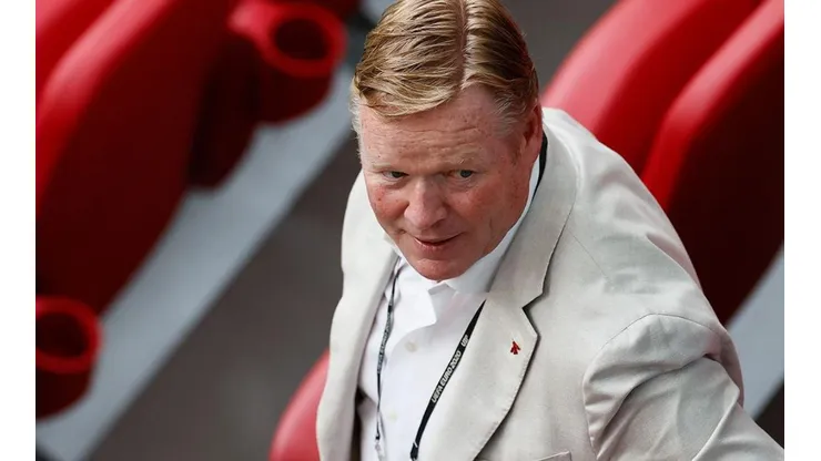 Ronald Koeman en dirección del Barcelona.