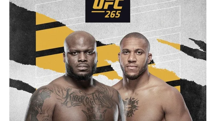 Derrick Lewis vs. Ciryl Gane la pelea principal de este UFC 265 (Fuente: UFC)