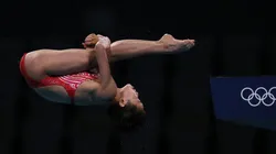 Quan Hongchan ganó con claridad la prueba de plataforma de 10 metros.