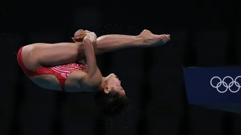 Quan Hongchan ganó con claridad la prueba de plataforma de 10 metros.