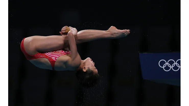 Quan Hongchan ganó con claridad la prueba de plataforma de 10 metros.