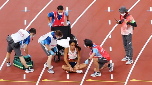 Katarina Johson-Thompson decidió terminar la carrera.