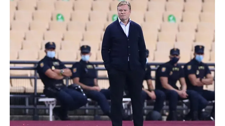 Ronald Koeman, entrenador del Barcelona.
