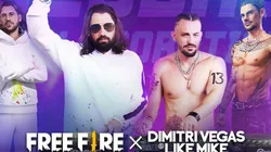 Free Fire añade a los DJs Like Mike y Dimitri Vegas como nuevos personajes