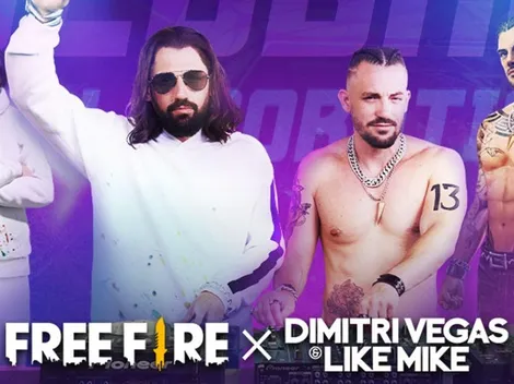 Free Fire añade a los DJs Like Mike y Dimitri Vegas como nuevos personajes