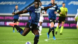 Zapata en acción dejuego con Atalanta.