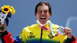 Daniel Dhers se llevó la plateada en Ciclismo BMX Freestyle.