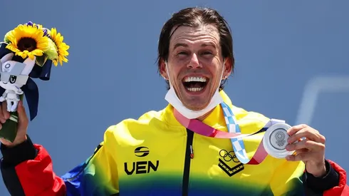 Daniel Dhers se llevó la plateada en Ciclismo BMX Freestyle.