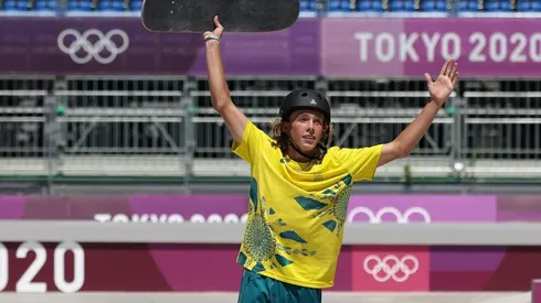 El australiano Keegan Palmer es el primer campeón olímpico del Skateboarding Park masculino.