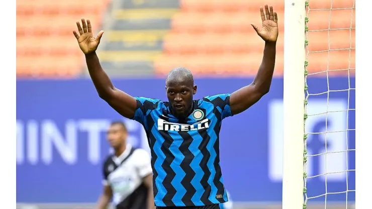 Romelu Lukaku, delantero del Inter de Milan.