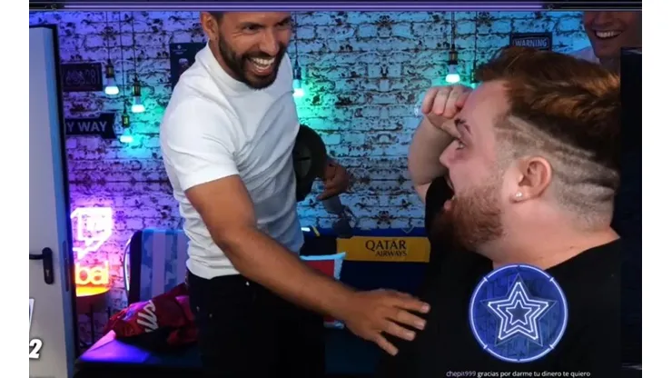 Video: El Kun Agüero sorprendió a Ibai mientras estaba en directo en Twitch