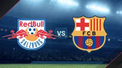 Red Bull Salzburgo vs. Barcelona por un amistoso internacional.