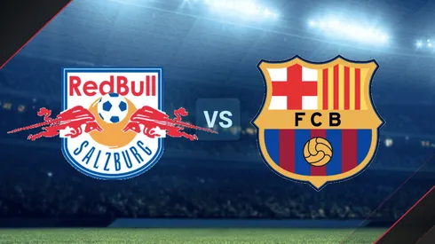 Red Bull Salzburgo vs. Barcelona por un amistoso internacional.