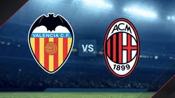 Valencia vs. Milan se enfrentan por un amistoso.