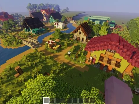 Recrean la ciudad de Stardew Valley en Minecraft, y se ve alucinante