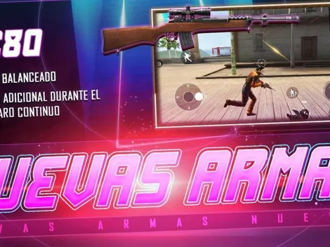 Free Fire anticipa una nueva arma y granada para su actualización de agosto