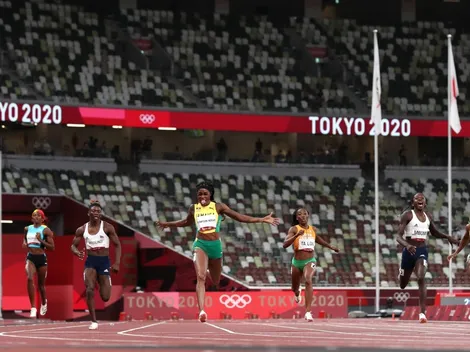 Thompson-Herah, oro en los 200 metros