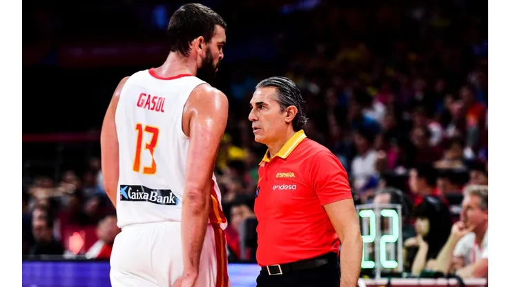 Sergio Scariolo y Marc Gasol