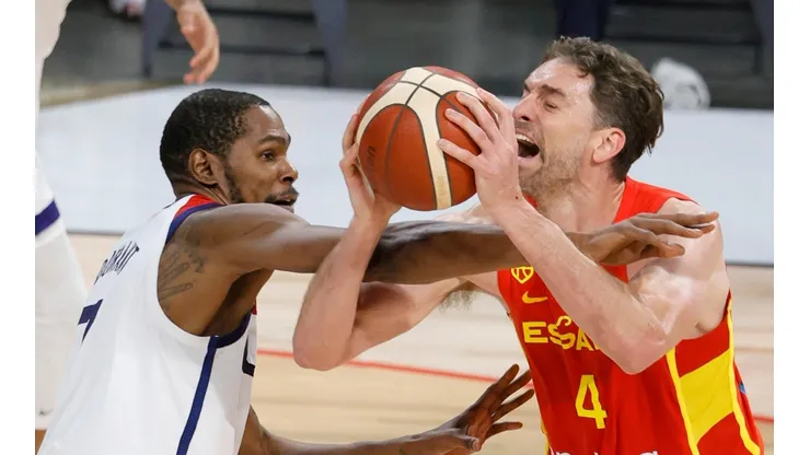 Pau Gasol y Kevin Durant chocarán por un pasaje a las semifinales de Tokio 2020.