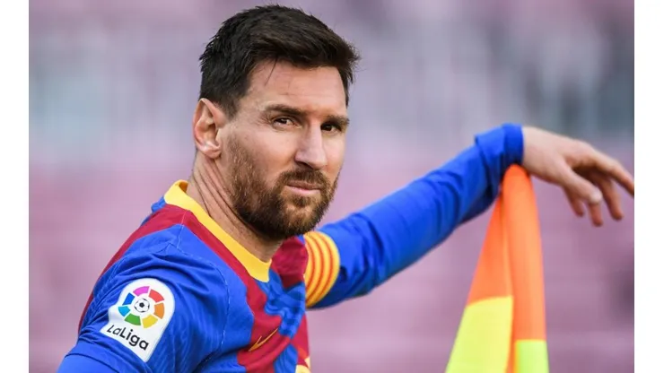 Lionel Messi durante uh encuentro con Barcelona.